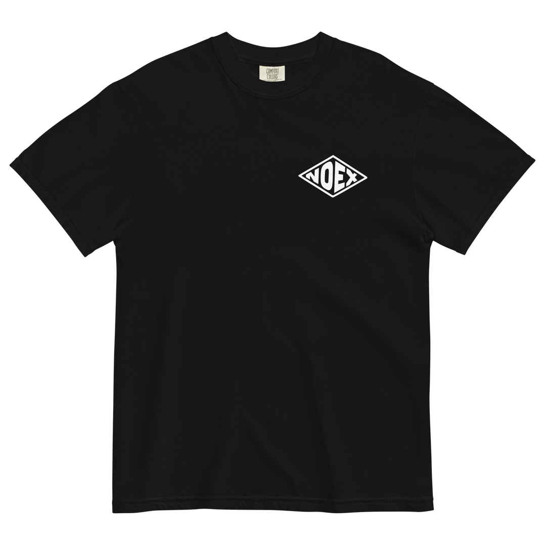 Soft and Durable Comfort Colors short sleeve t-shirt featuring a 'Tropical Retreat' design part of the No Expectations brand collection Black