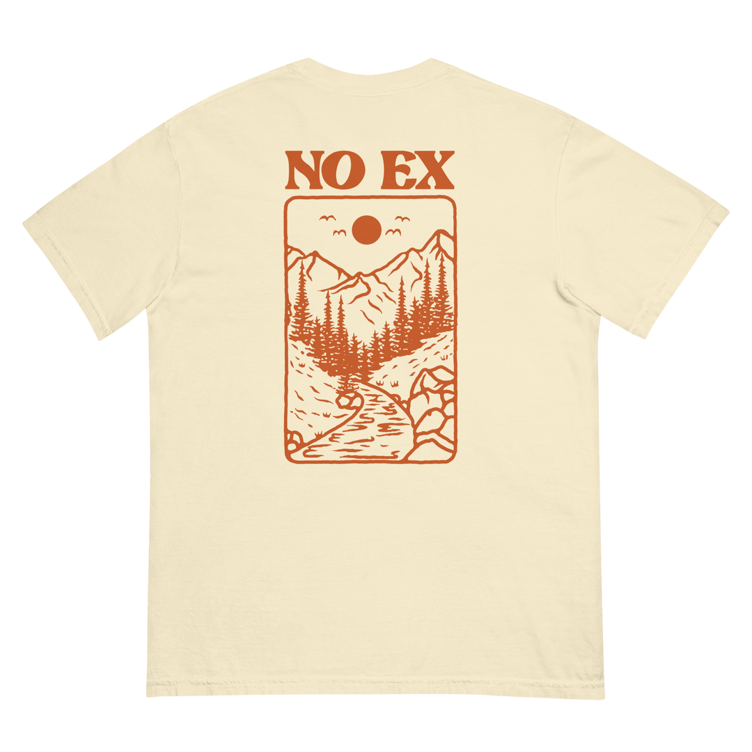 Soft and Durable Comfort Colors short sleeve t-shirt featuring a Nature Path graphic, part of the No Expectations brand collection Ivory