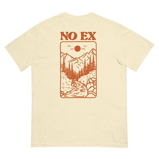 Soft and Durable Comfort Colors short sleeve t-shirt featuring a Nature Path graphic, part of the No Expectations brand collection Ivory