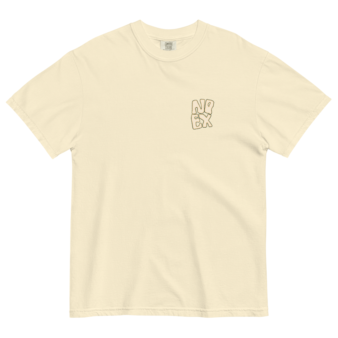 Soft and Durable Comfort Colors short sleeve t-shirt featuring the Island Beats Design part of the No Expectations brand collection Ivory