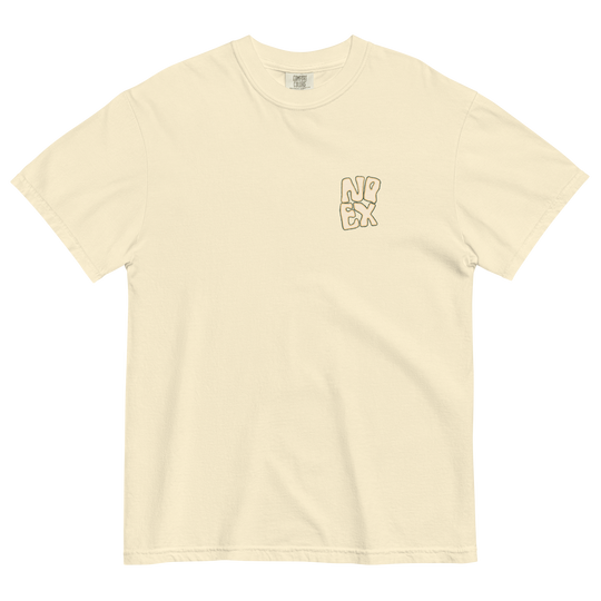 Soft and Durable Comfort Colors short sleeve t-shirt featuring the Island Beats Design part of the No Expectations brand collection Ivory