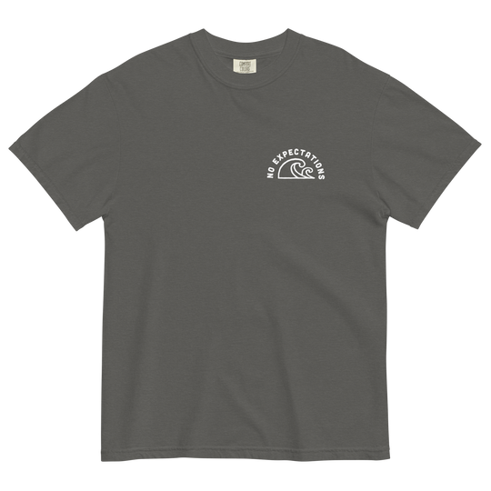 Soft and Durable Comfort Colors short sleeve t-shirt featuring the a design based around Big Sur, part of the No Expectations brand collection Pepper