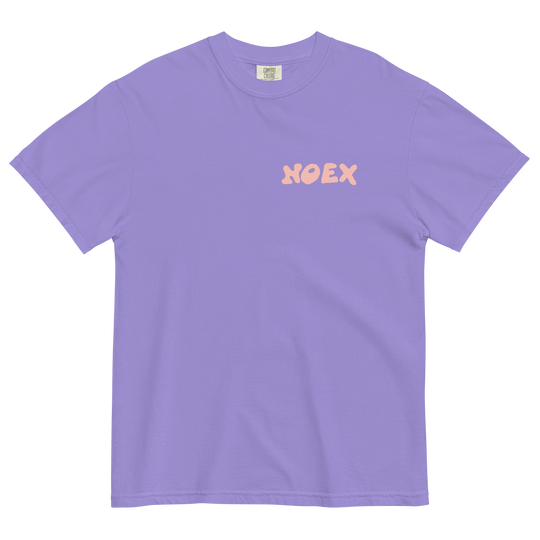 Soft and Durable Comfort Colors short sleeve t-shirt featuring a 'Travel More' design part of the No Expectations brand collection Purple