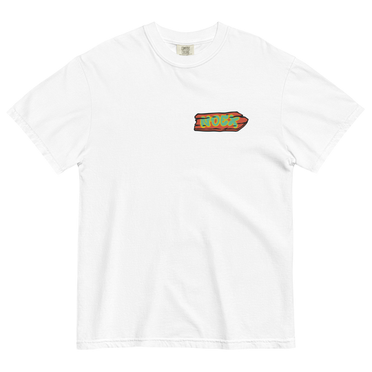 Soft and Durable Comfort Colors short sleeve t-shirt featuring a 'Wanderlust' design part of the No Expectations brand collection White