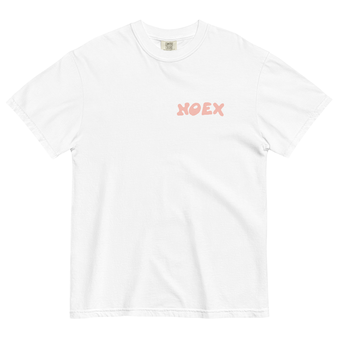 Soft and Durable Comfort Colors short sleeve t-shirt featuring a 'Travel More' design part of the No Expectations brand collection White